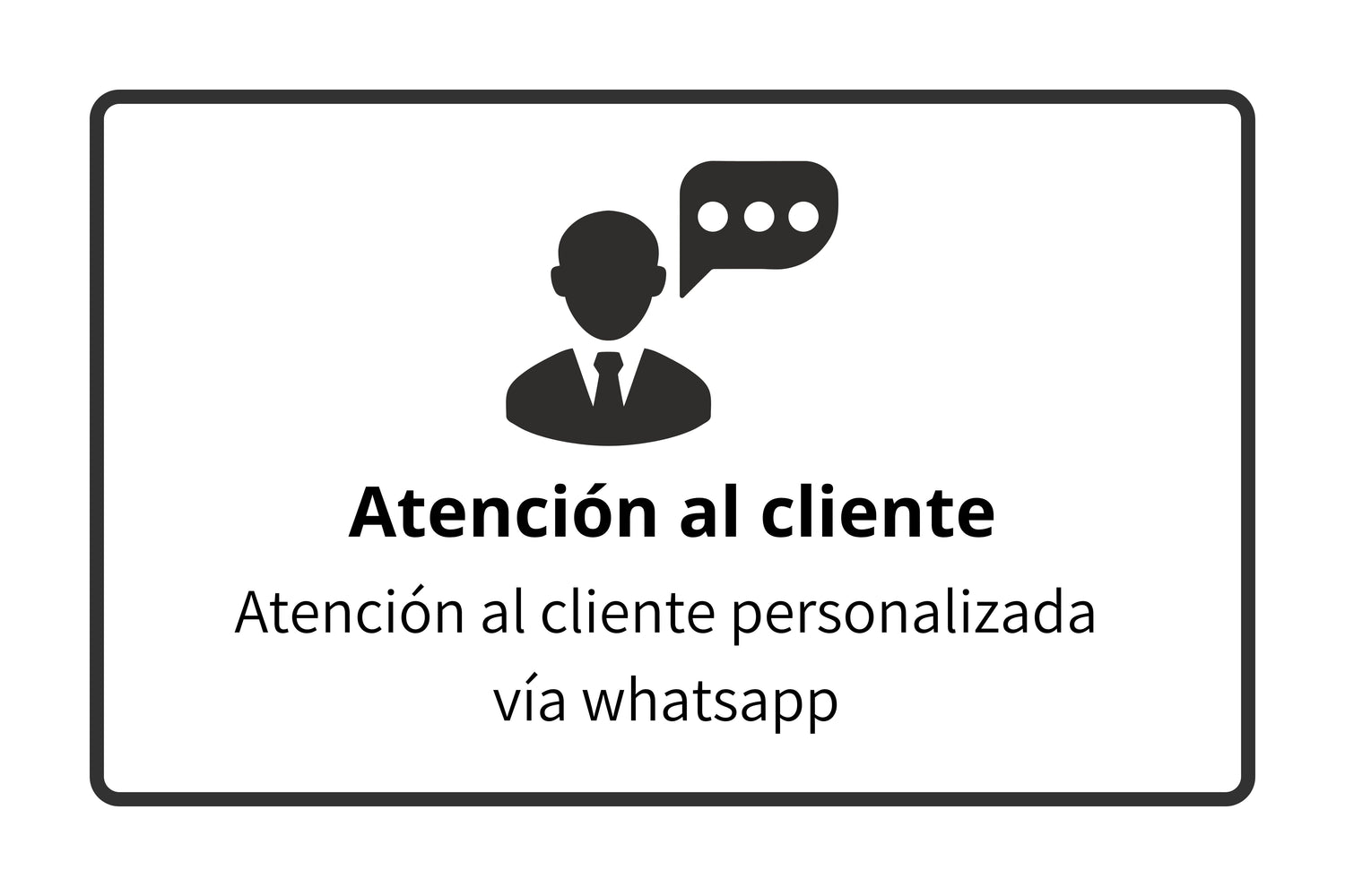 Atención al cliente personalizada vía WhatsApp